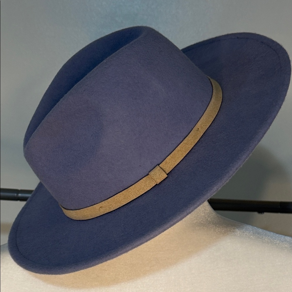 Wyeth by Todd Magill Blue and Tan Fedora - Picture 2 of 7